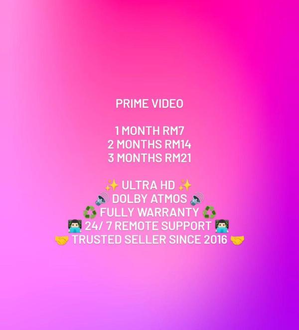 PRIME VIDEO 2 MONTHS